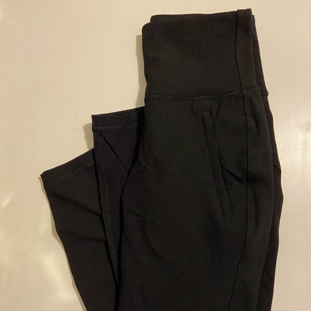 Black jogger leggings